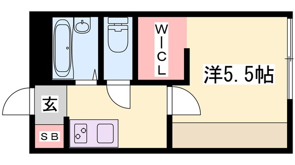 野里駅 徒歩43分 1階の物件間取画像